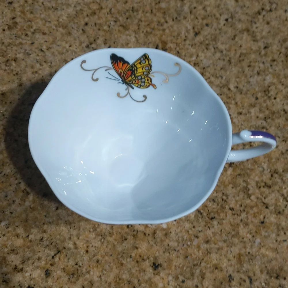Beautiful Rare Vintage German porcelean cup and saucer set - Picture 2 of 6